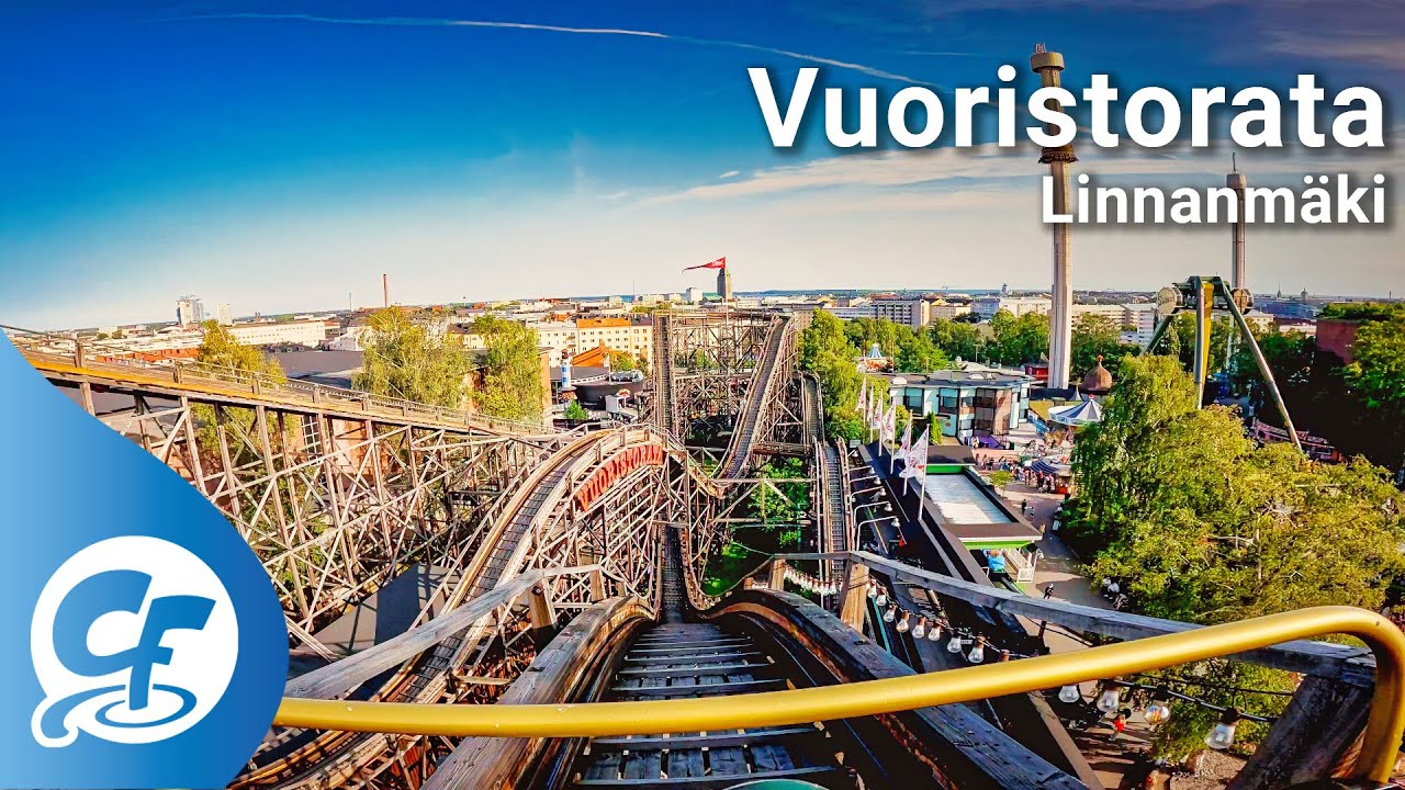 Vuoristorata front seat on-ride 5K POV @60fps Linnanmäki Linnanmaki