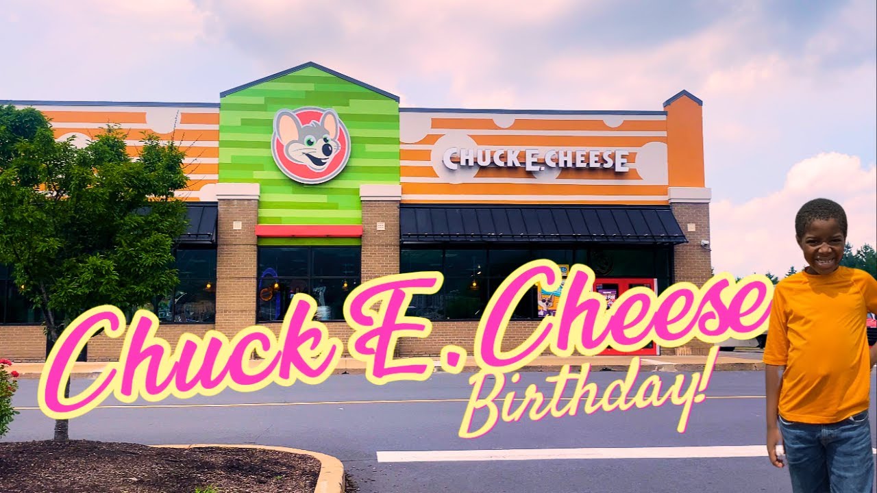 A Chuck E. Cheese Birthday Party Celebration!