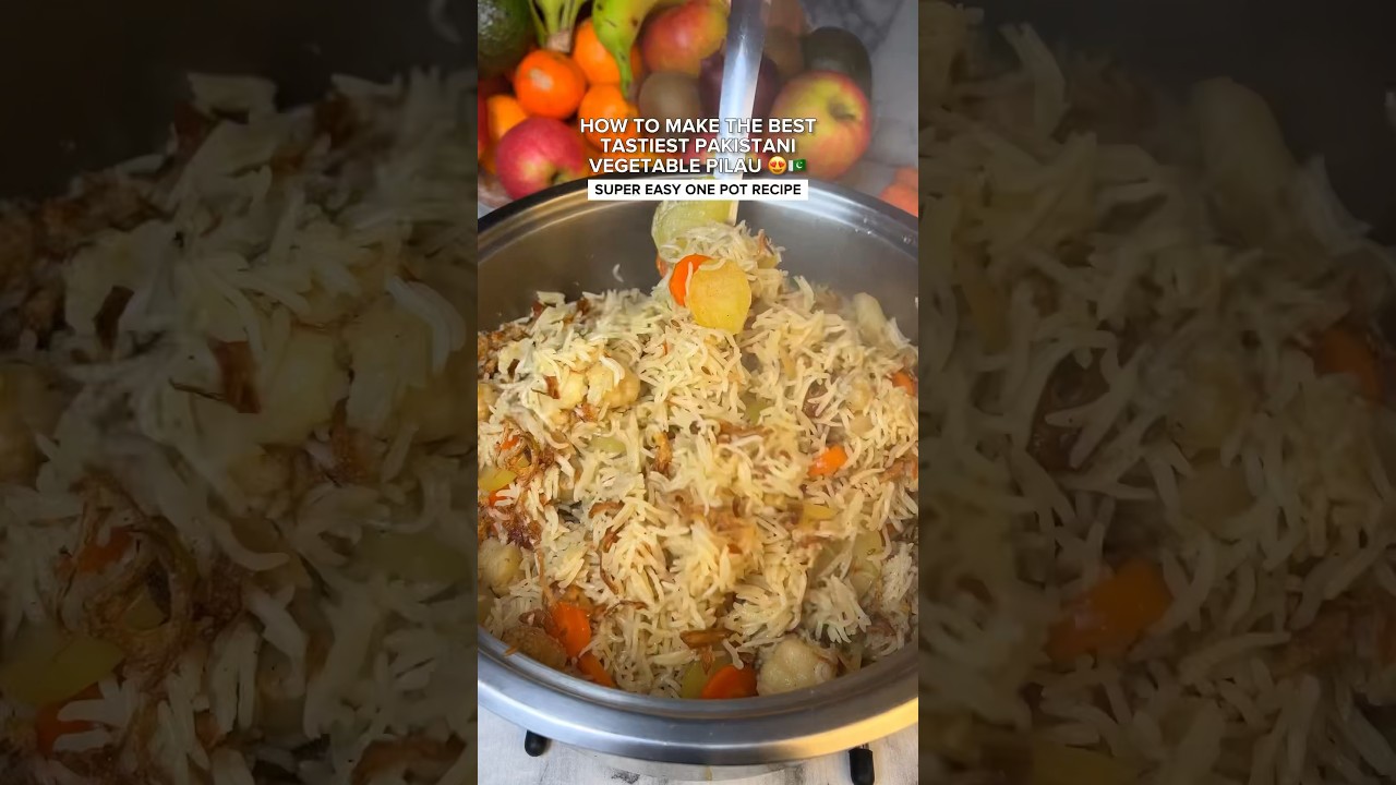 Struggle to eat veggies? Then you have to try this sabzi pulao aka vegetable rice pilaf