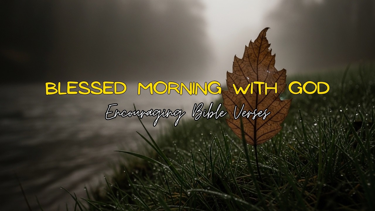 Blessed Morning With God ☀️ Anointed Instrumental Worship and Encouraging Bible Verses