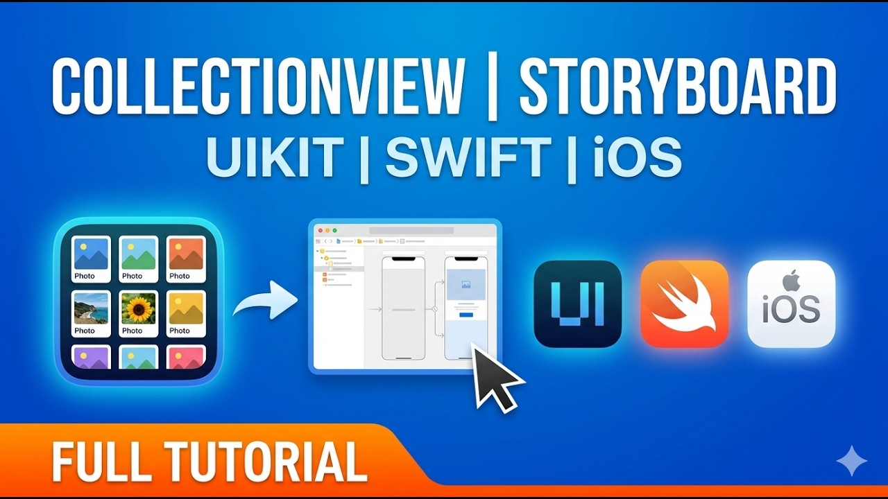 CollectionView📱| Storyboard | UIKit | Swift | iOS | India 🇮🇳