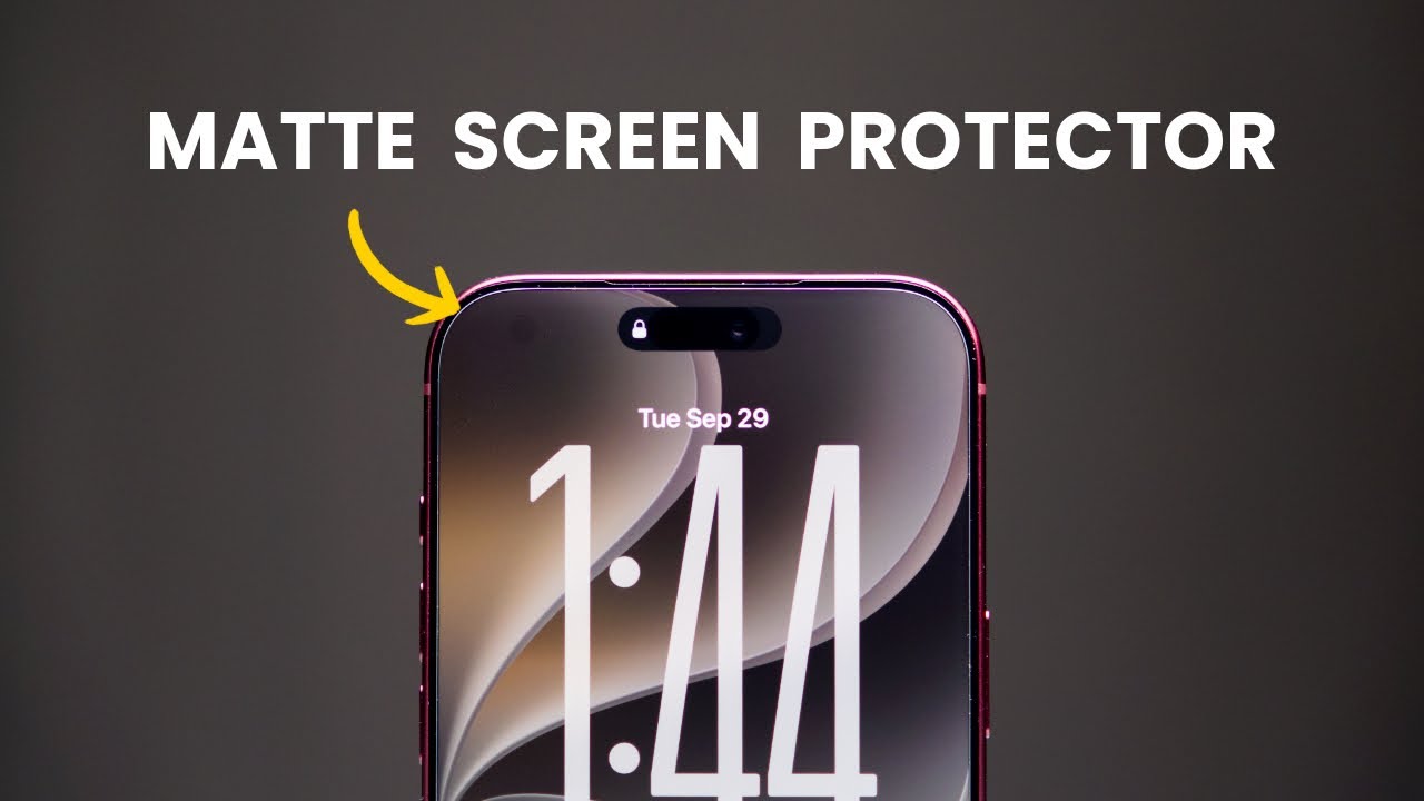 Идеальное матовое защитное стекло для iPhone 18 Pro!