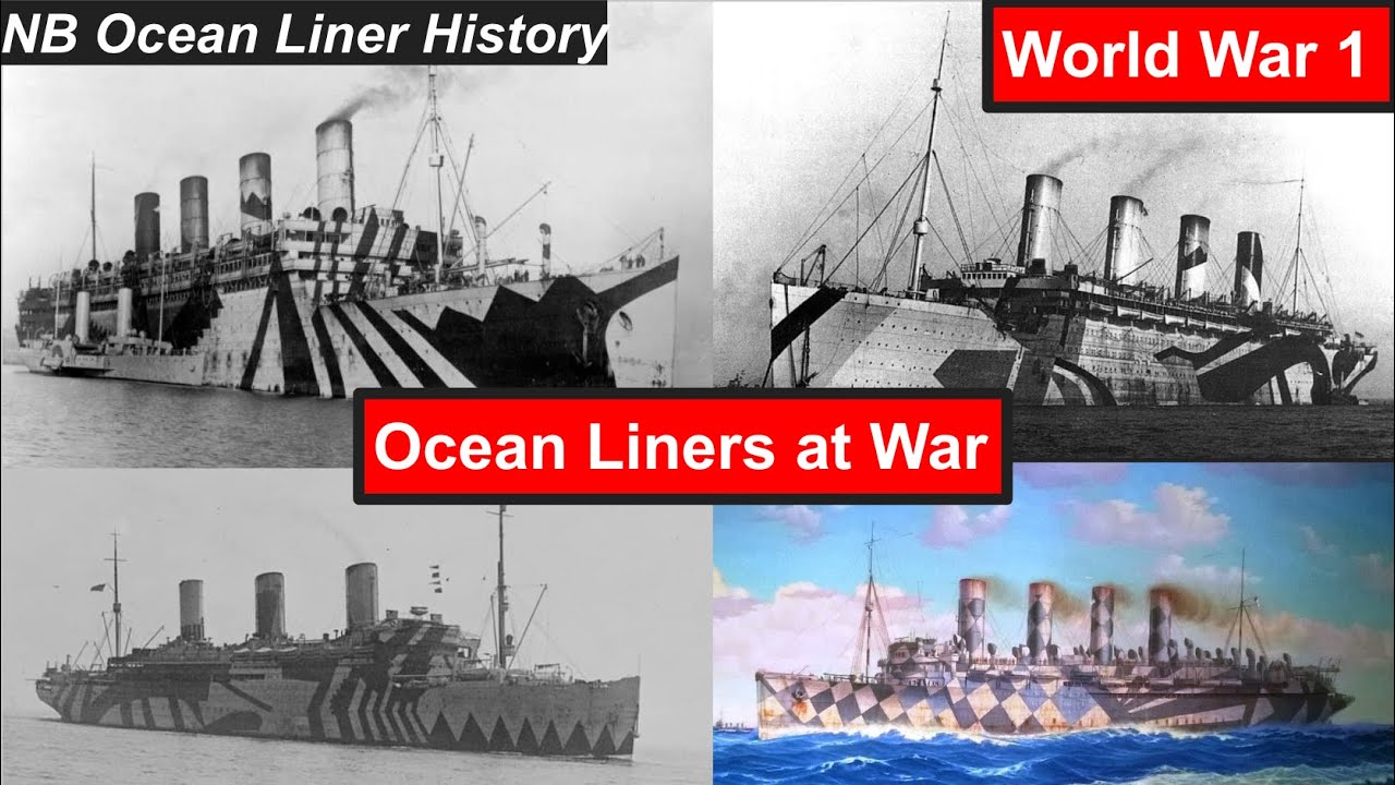 Ocean Liners at War (World War 1)