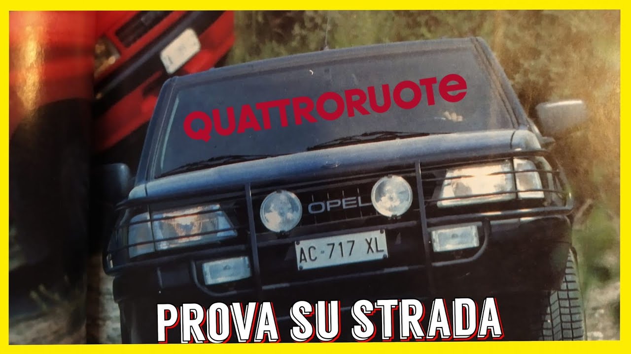 08/1995: OPEL FRONTERA WAGON e SPORT (QUATTRORUOTE, prova su strada)