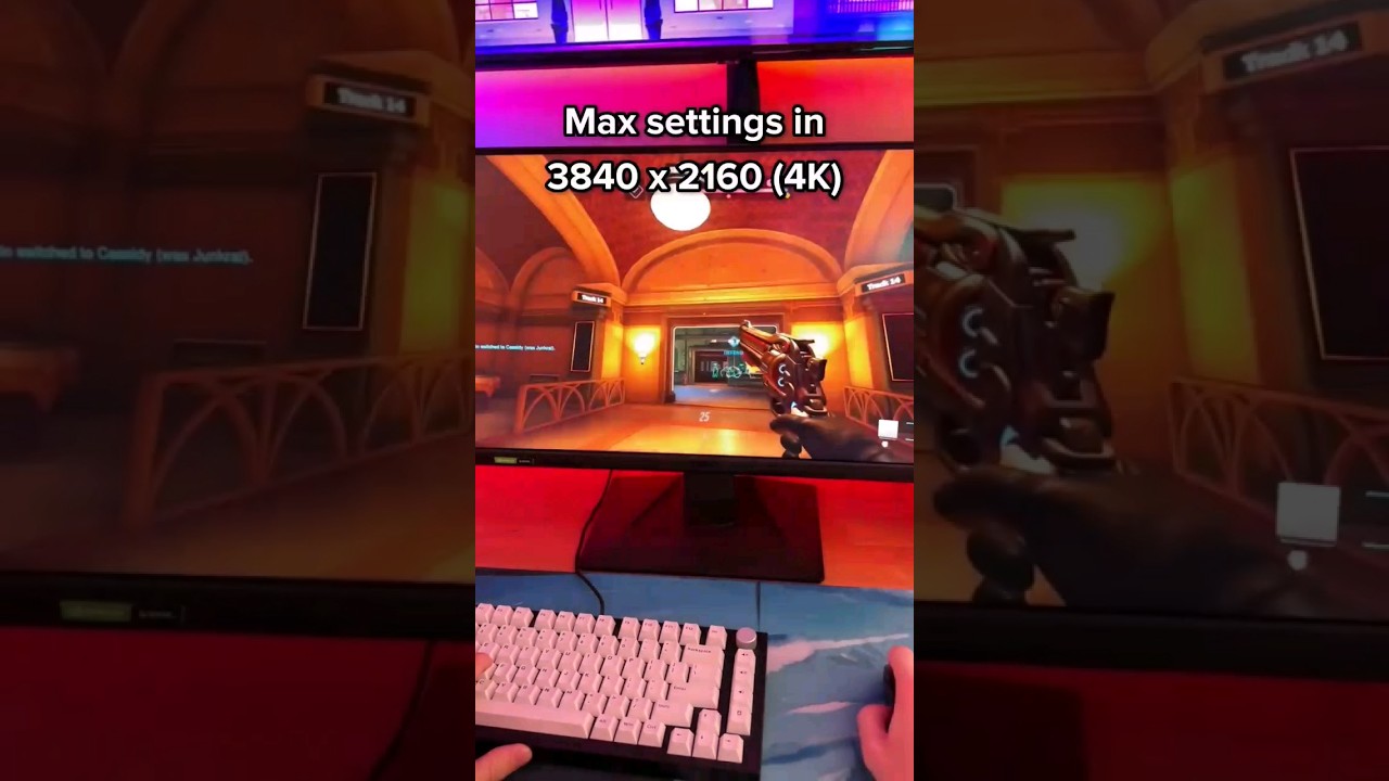RTX 4090 4k max settings resolution 250+FPS #shorts #shortvideo  #shortsvideo #pc #pcgaming #monitor