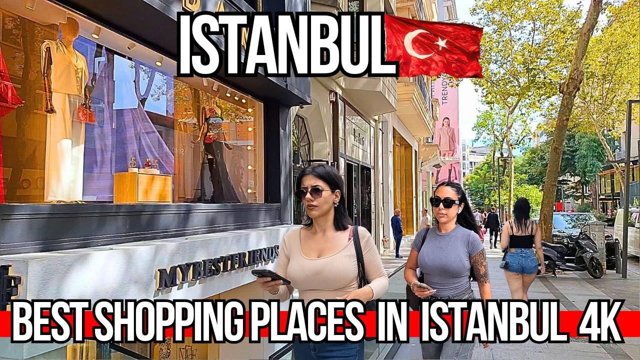 🇹🇷 Stunning Istanbul 4K Walking Tour 2025 | Cevahir To Nisantasi Fashion District & Luxury Brands