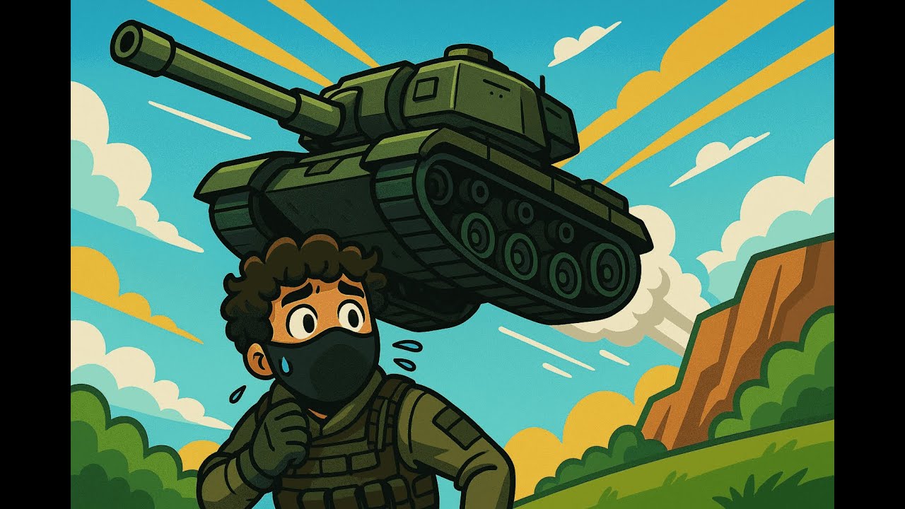 COUREZ PAUVRES FOUS !! IL Y A ??.. UN TANK VOLANT ?! - Random Moments #4