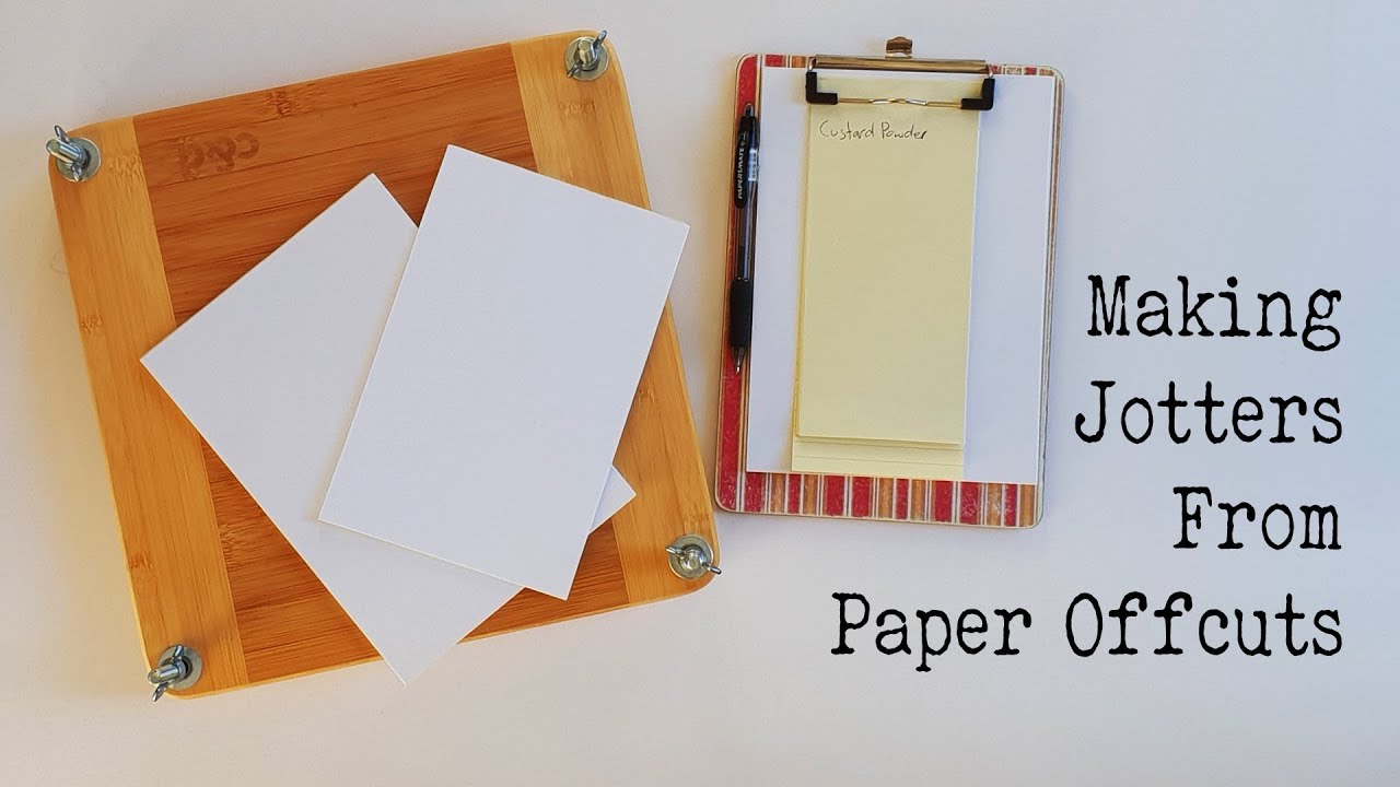 Making Paper Jotters