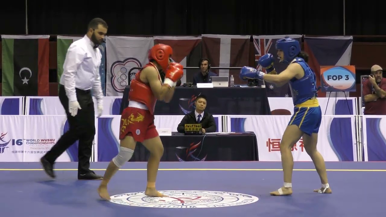 HYX 16th World Wushu Championships Sanda Women's 60KG - India vs. Mexico
