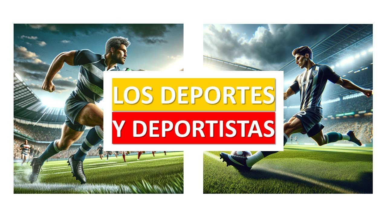 Deportes y Deportistas en español. Spanish for beginners.