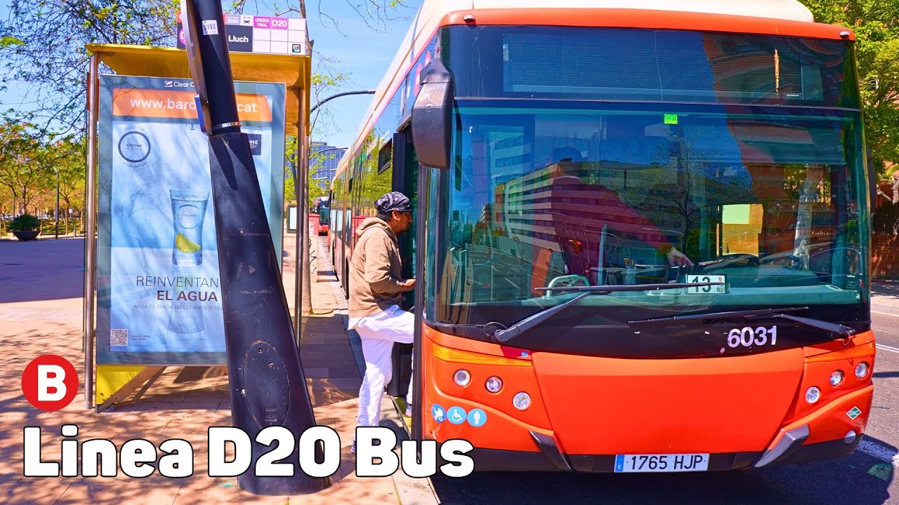 Автобус D20 - Автобус из Барселоны - Полное путешествие