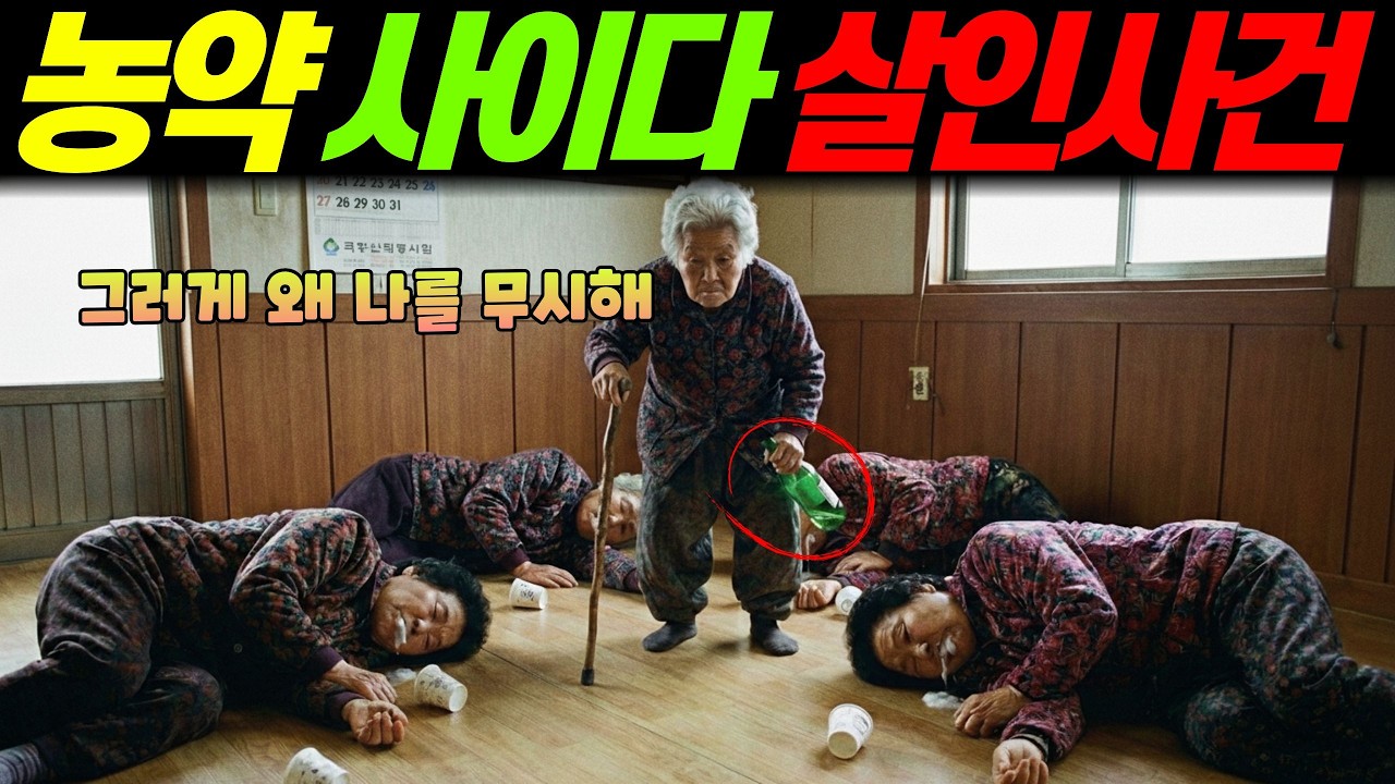 [실화바탕] 2015년, 경북 상주 마을 회관 농약 사이다 살인 사건, 노인 6명 사망!!!ㅣ어메이징미스터리ㅣ괴담ㅣ미스테리ㅣ무서운이야기ㅣ실종사건ㅣ현실공포ㅣ자면서듣는