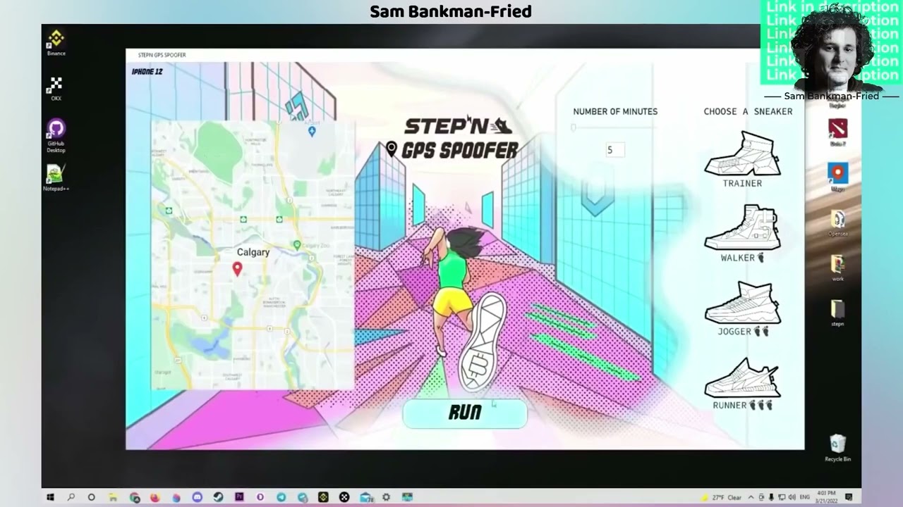 STEPN BOT / Stepn free autorun bot / GPS Spoofer