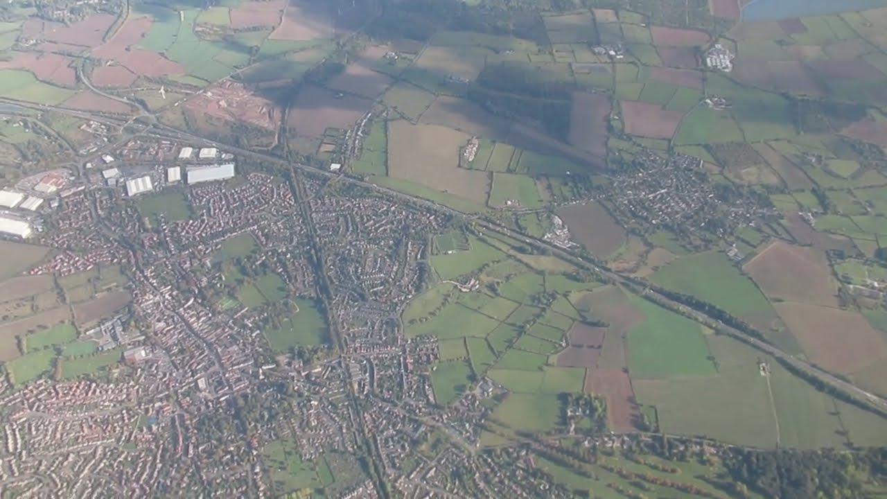 East Midlands Airport EMA - Take off Onboard - Ryanair 738 for BUD