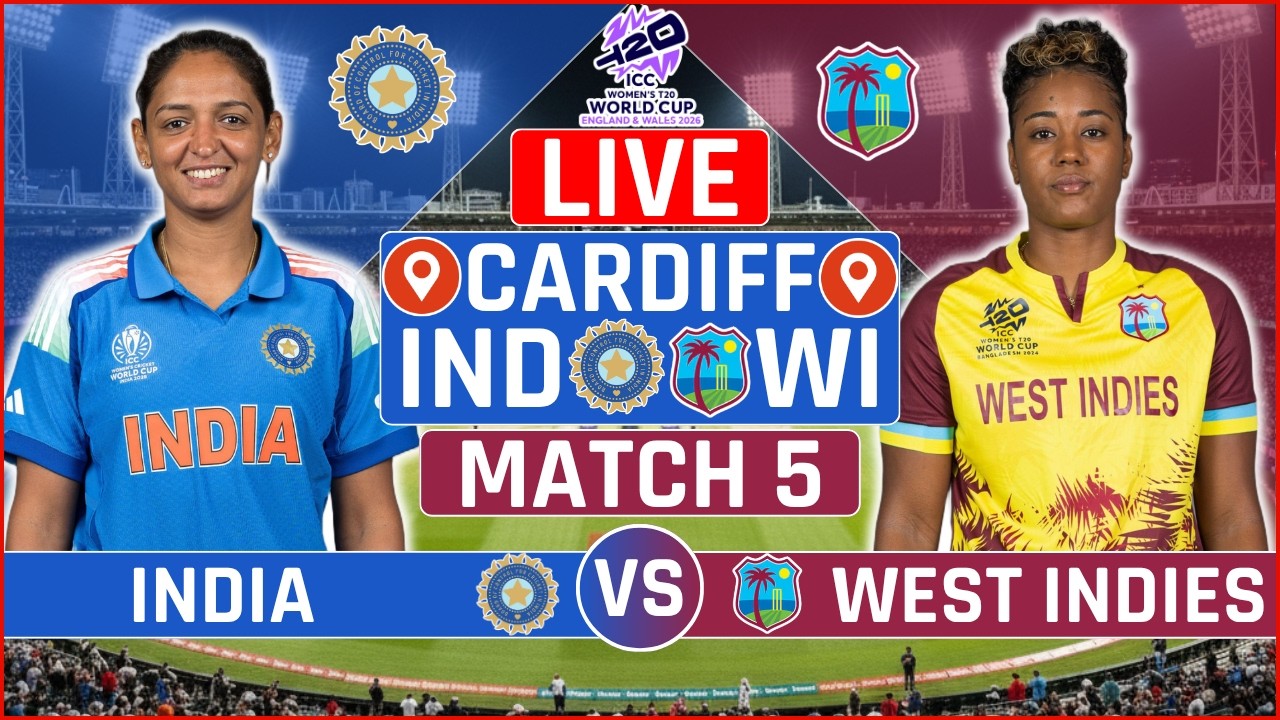 Womens T20 World Cup Live: India vs West Indies Live Score | IND W vs WI W Live Audio Commentary
