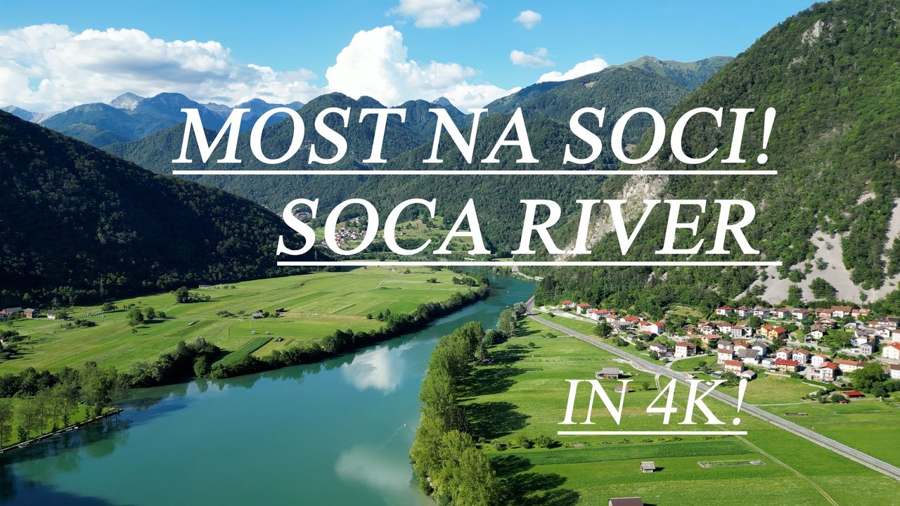 CINEMATIC - MOST NA SOCI IN SLOVENIA- SOCA RIVER IN 4K - DJI MINI 3 PRO IN THE MOUNTAINOUS ALPS!