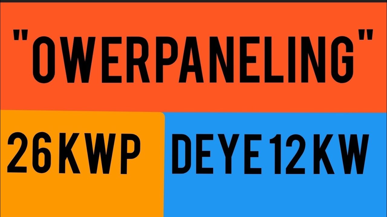 Deye sun12ksg04lp3eu plus 26kwp paneli czy to się uda ? #łapmysłońce