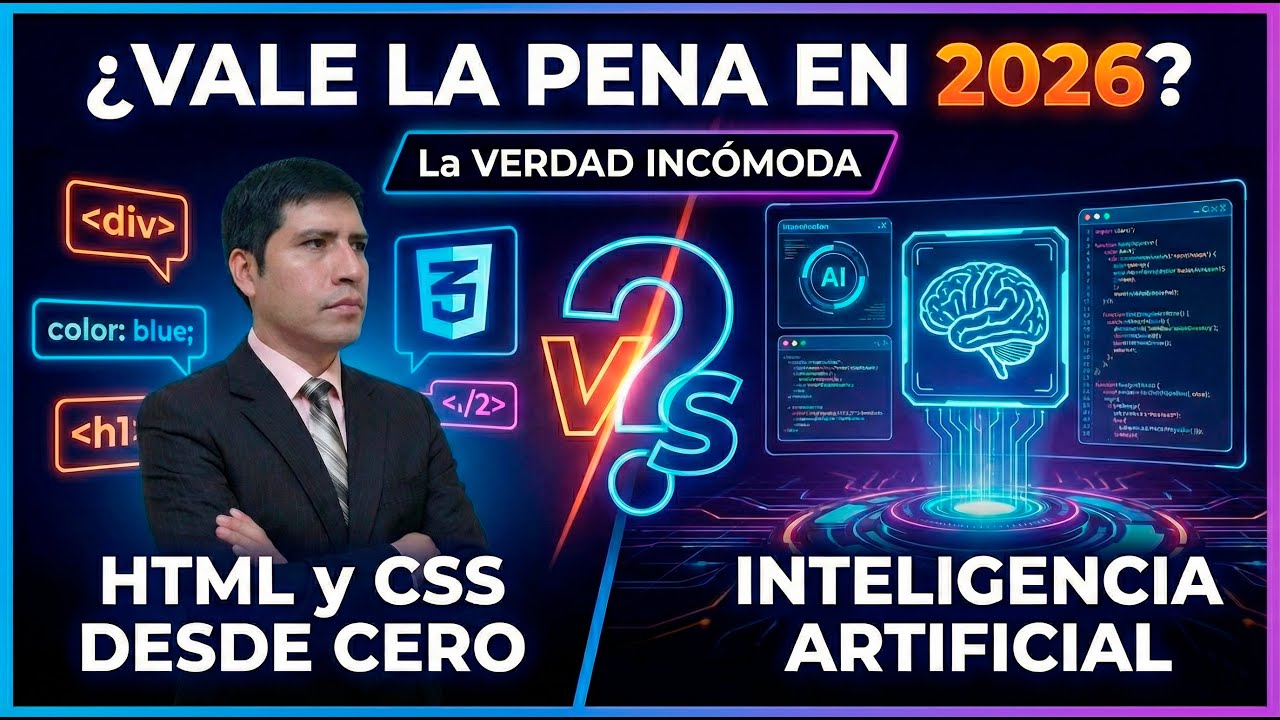 &iquest;A&uacute;n vale la pena aprender HTML y CSS desde cero en tiempos de la IA?