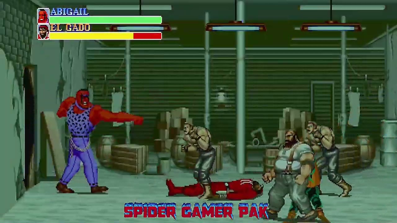 Final Fight All Bosses Edition First Stage Playing As Abigail
