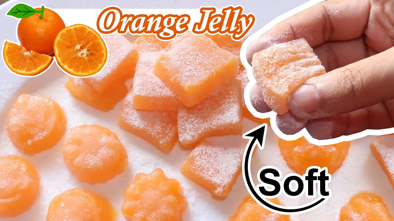 Orange Jelly Recipe | How to Make Perfect Soft Orange Jelly at Home
