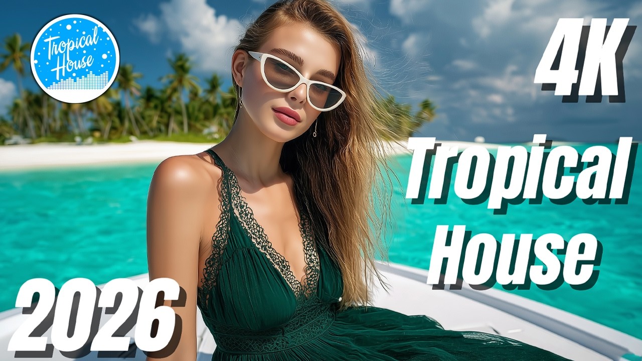 Tropical Deep House Relaxing Vibes 2026 🍹 Chill Summer Music Mix 4K UHD | Tropical House