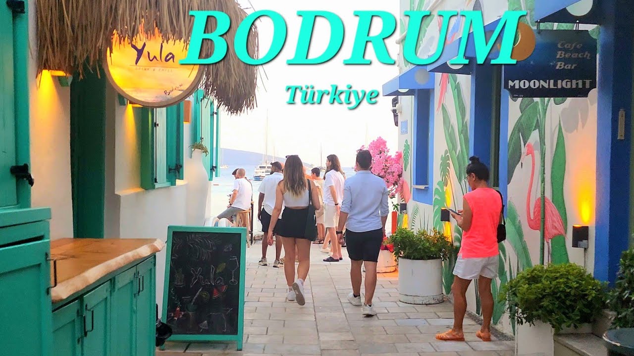 Bodrum Turkey 2023 Walking Tour 4k