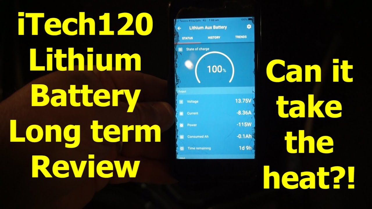 Lithium Battery Long Term Review | itechworld 120 Under Bonnet Installation