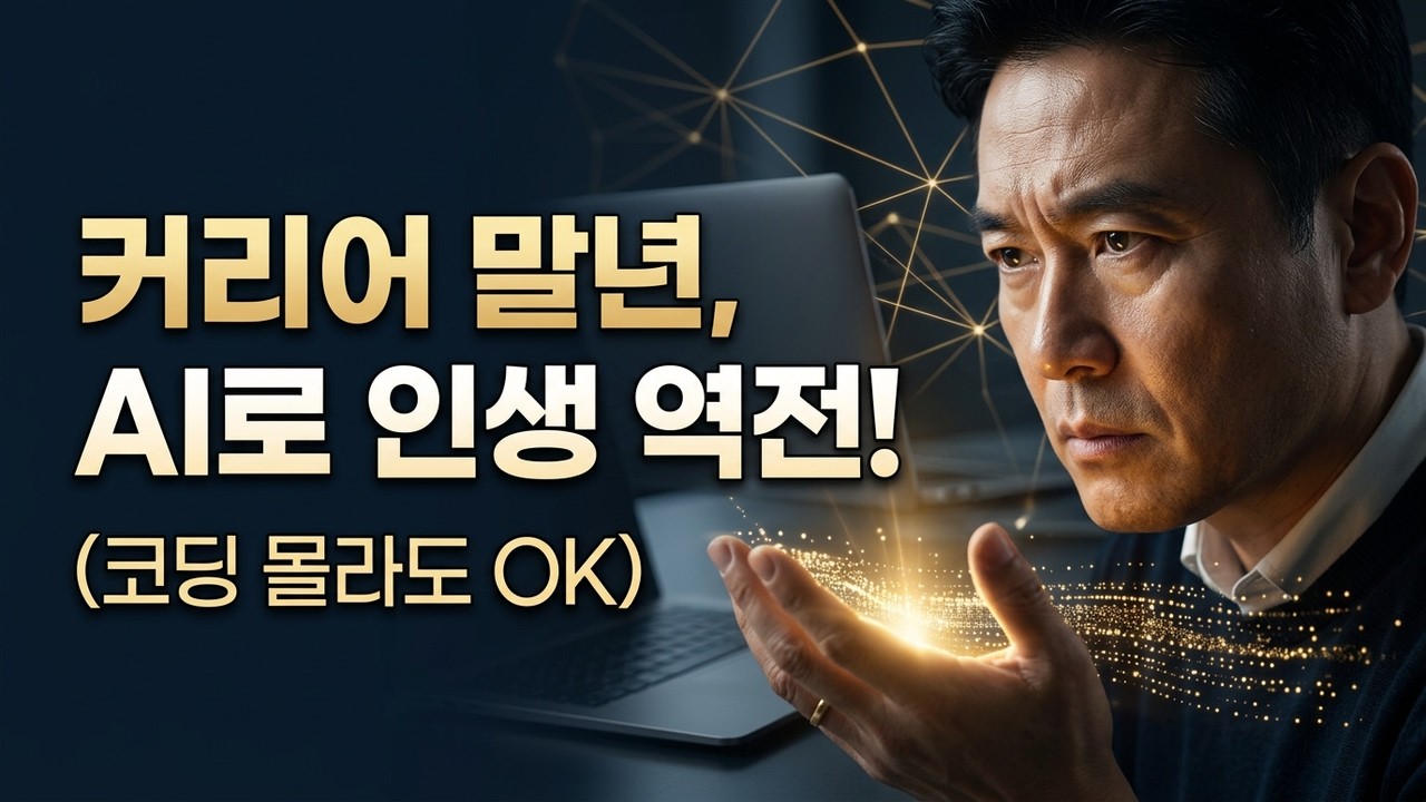 커리어 말년, AI가 오히려 기회인 이유 | 코딩 몰라도 된다