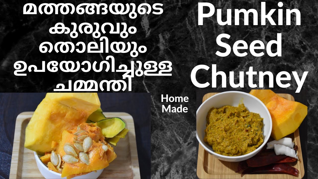 Pumpkin Seed Chutney recipe | മത്തങ്ങയുടെ കുരുവും തൊലിയും ഉപയോഗിച്ചുള്ള ചമ്മന്തി | Pumpkin  Chutney