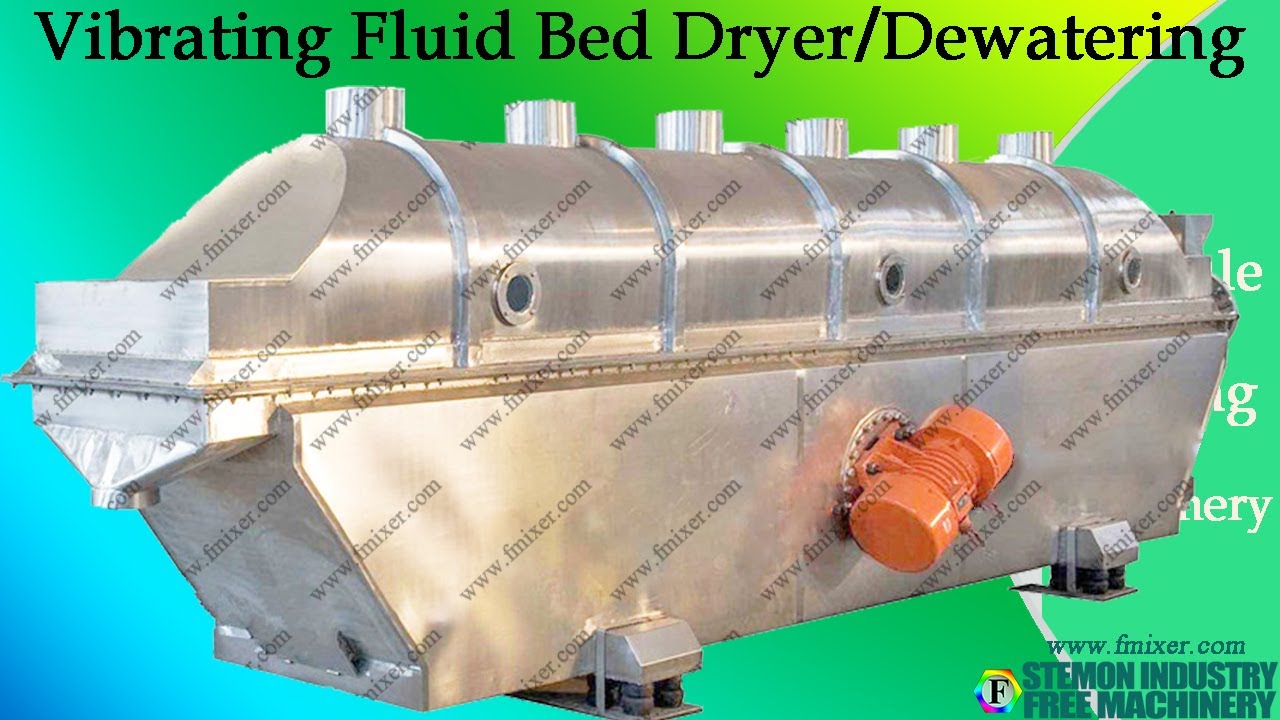 Vibrating Fluid Bed Dryer┃Vibration fluidized dehydrating machine