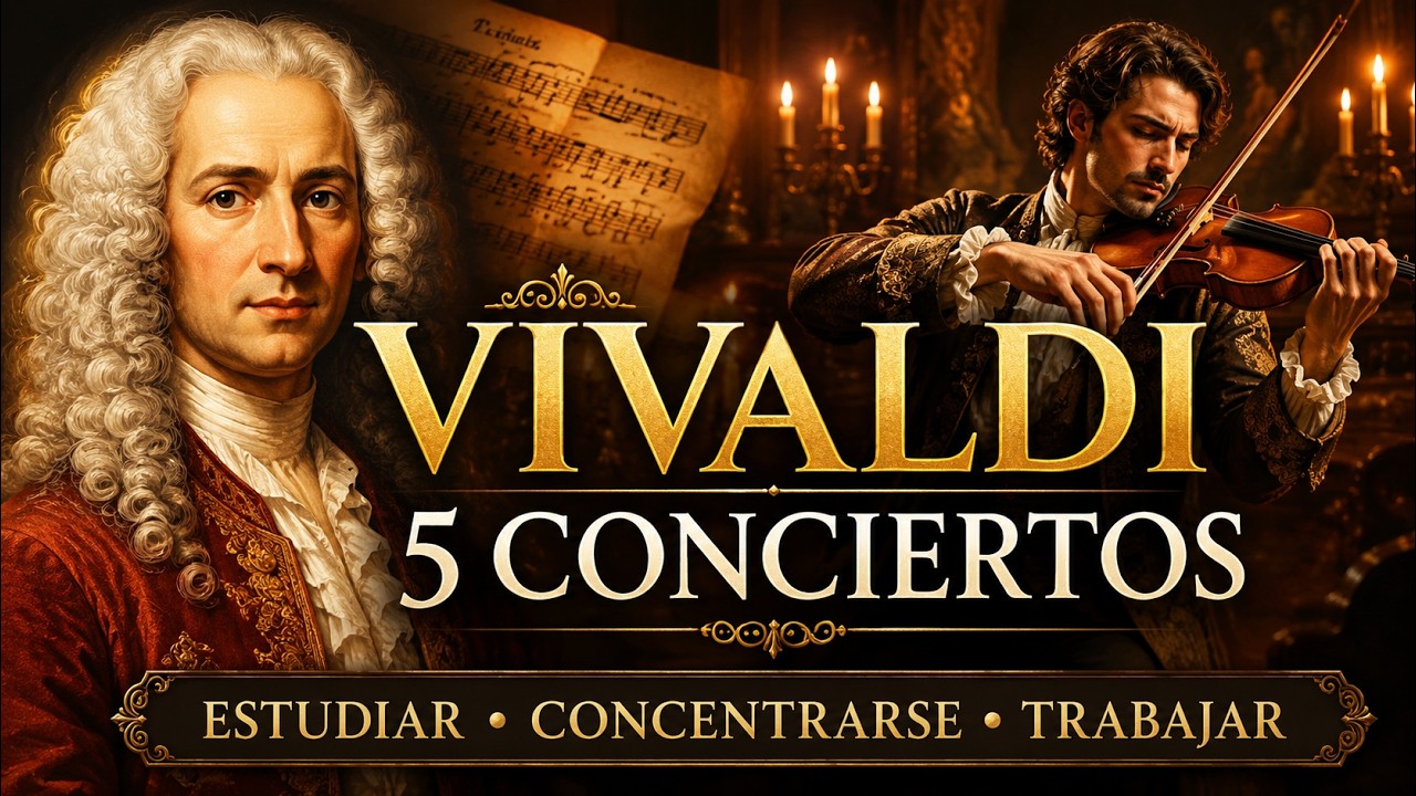Vivaldi Concertos  | Música Barroca para Estudiar y Concentrarse
