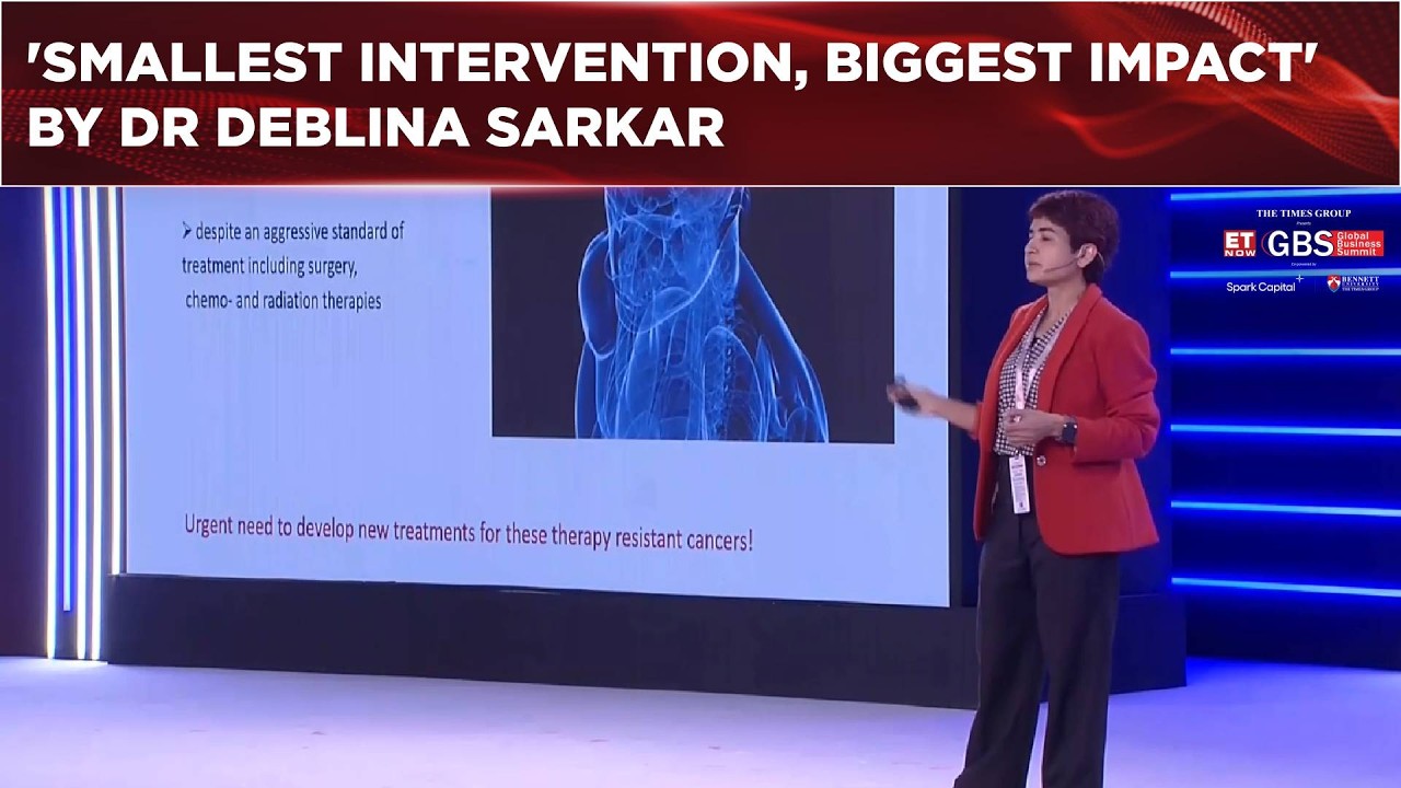 'Smallest Intervention, Biggest Impact' By Dr Deblina Sarkar | Global Business Summit 2026 | WATCH
