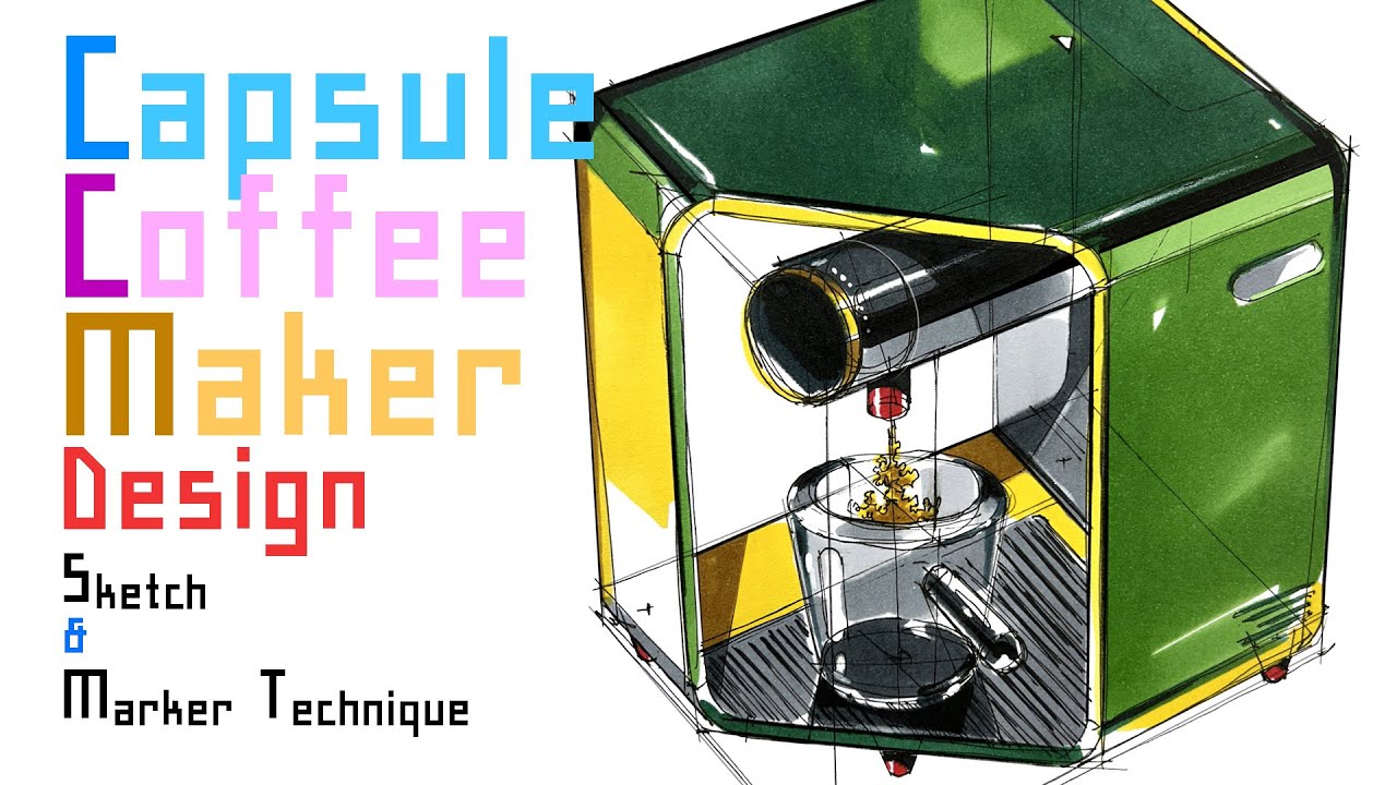 Idea Sketch(Capsule Coffee Maker)