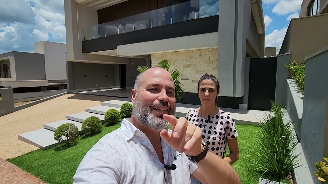 R$ 3.650.000,00- MARAVILHOSA CASA MODERNA - MOBILIADA- FOTOVOLTAICA - 420 M² - RIB. PRETO/SP- GOLFE