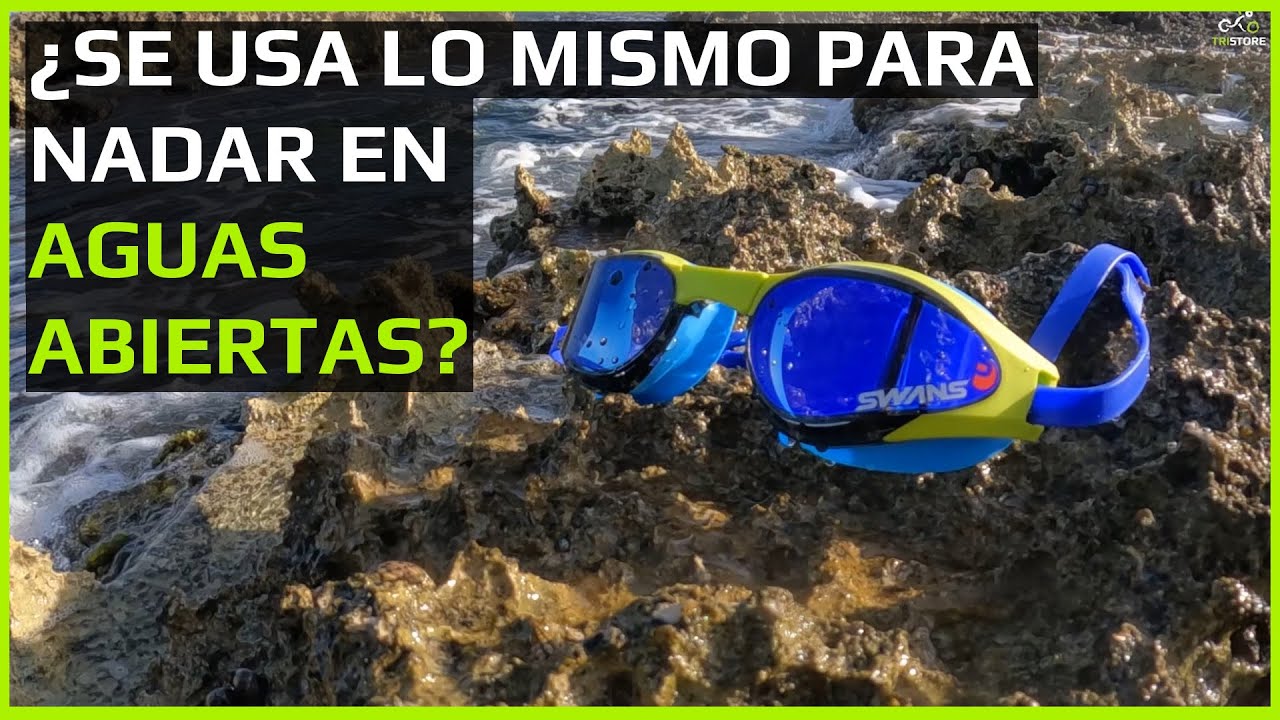 Deja de usar goggles de albercas en tus competencias de aguas abiertas.
