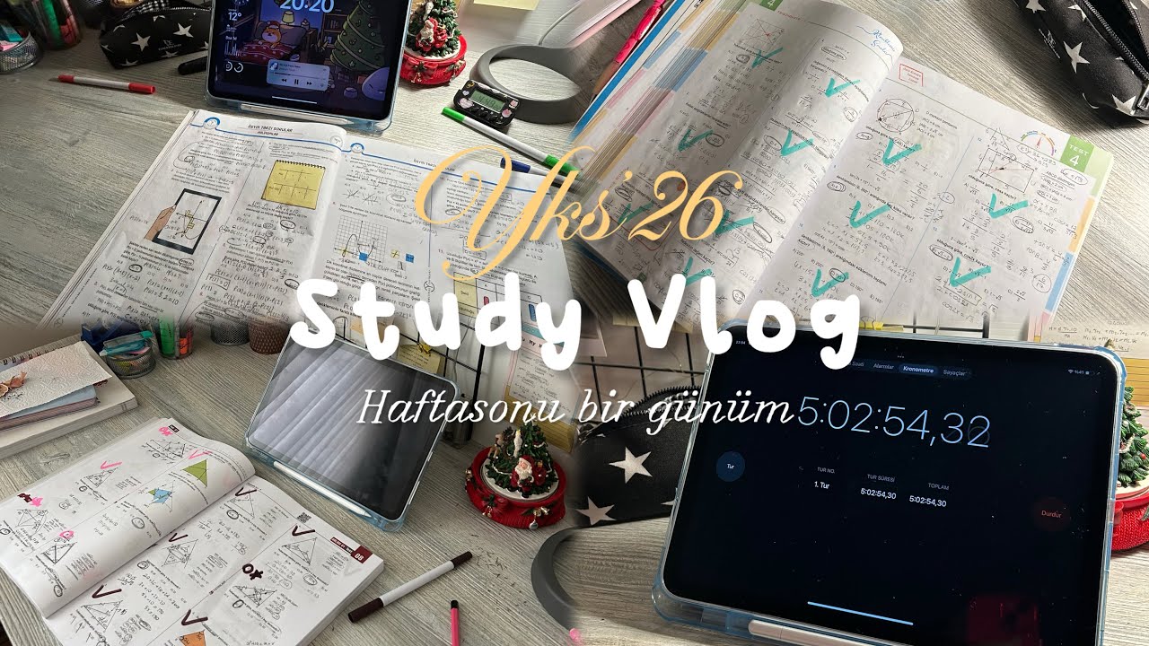 YKS’26 DERS ÇALIŞMA GÜNLÜĞÜM | HAFTASONU BİR GÜNÜM #yks26