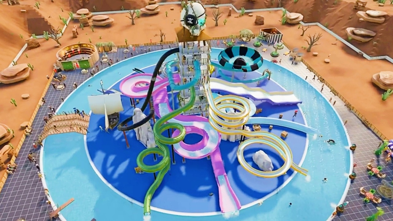 SUCH A FUN GAME!!! | New Multiplayer Waterpark Simulator | Aquapark Tycoon