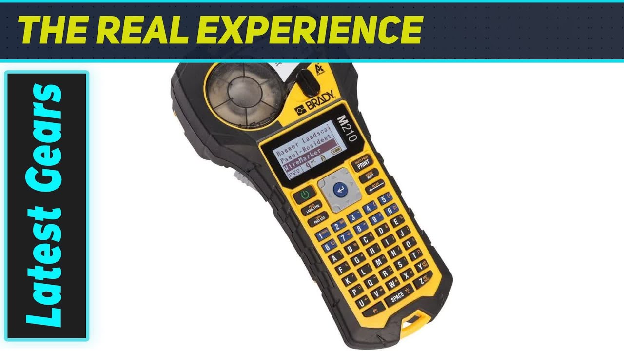reviewBrady M210 Label Printer: The ULTIMATE Portable Labeler?