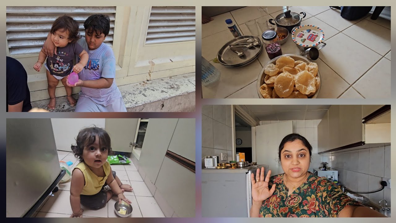 Aaj hai dhuleti aur lunch me bana puri Aloo bhaji