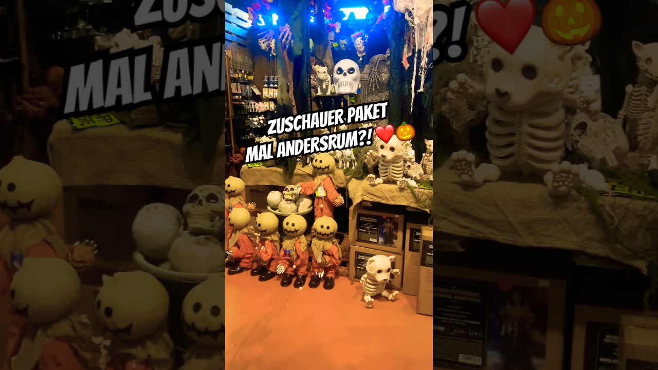 Zuschauer Paket mal andersrum?! ❤️🎃 #zuschauerpaket #unboxing #deutsch #shorts #community