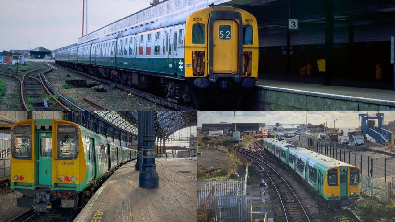 Ex “Boat Train” 1F40 Brighton - Newhaven Marine. - 17th November 2022.