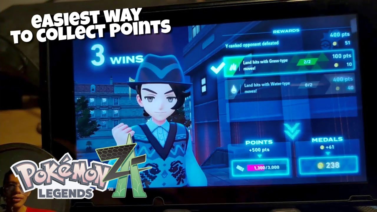Как заработать очки в Боевой зоне! Прохождение игры Pokemon Legends ZA на Nintendo Switch V1