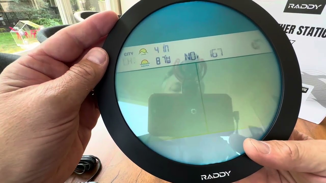 Raddy DT7 Weather Station, Indoor Outdoor Thermometer Hygrometer Review
