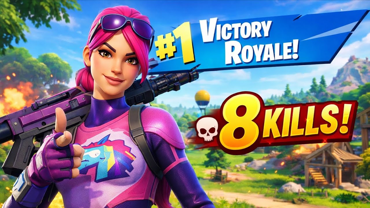 8 KILL SOLO WIN 👑 - Fortnite Blitz
