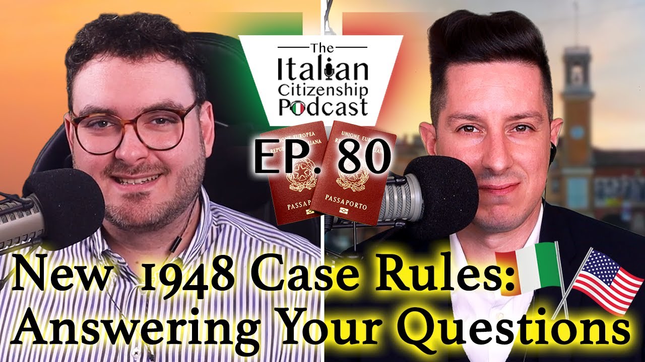 1948 Case Italian Citizenship Q&A w/ Italian Attorney Marco Permunian