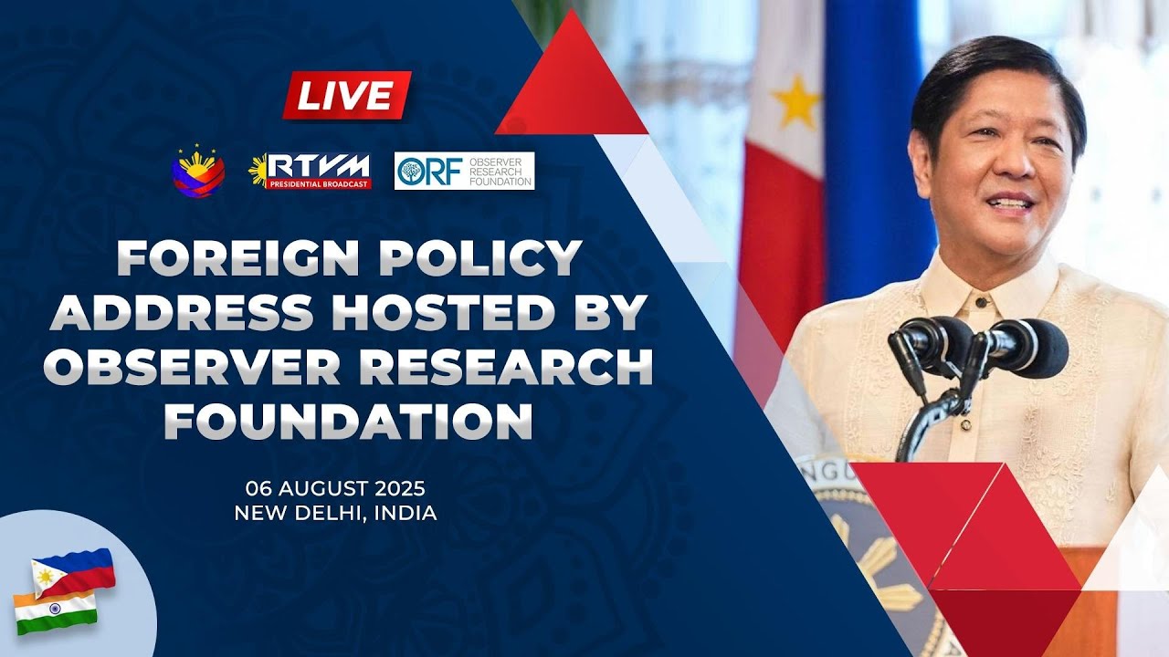 Shifting Indo-Pacific and Geopolitical Tides Policy Address by President Ferdinand R. Marcos Jr.