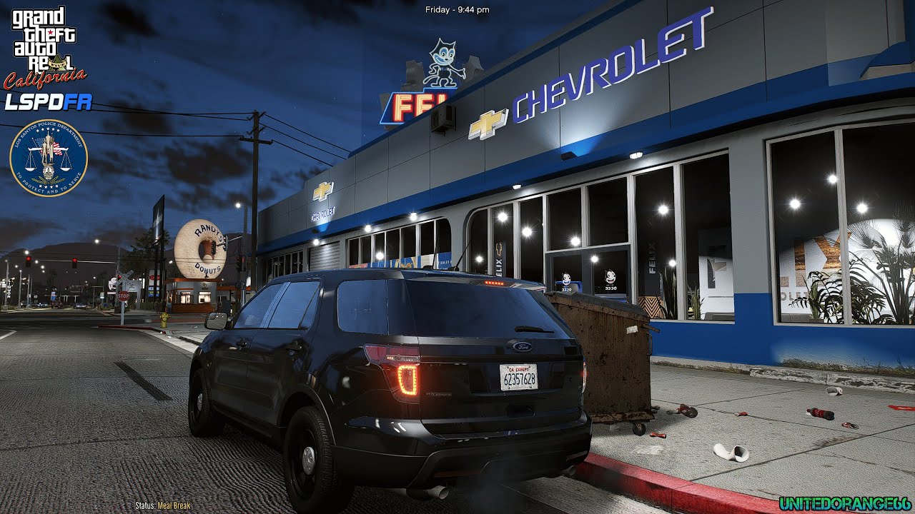 GTA V - LSPDFR 0.4.9🚔 - LA Revo - LAPD - Gang Enforcement Detail - 2013 Unmarked FPIU - 4K