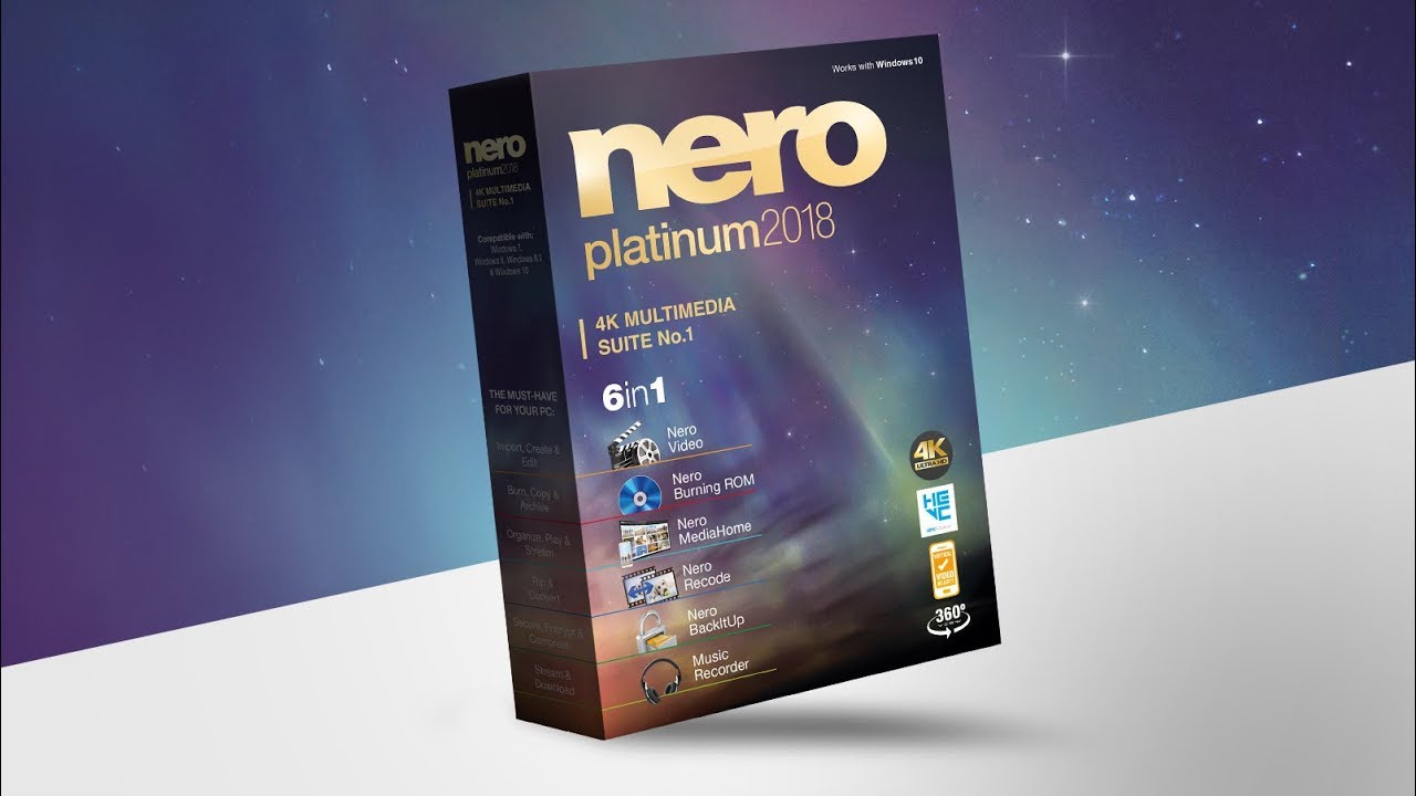 Nero Platinum 2018 - The Multimedia Icon
