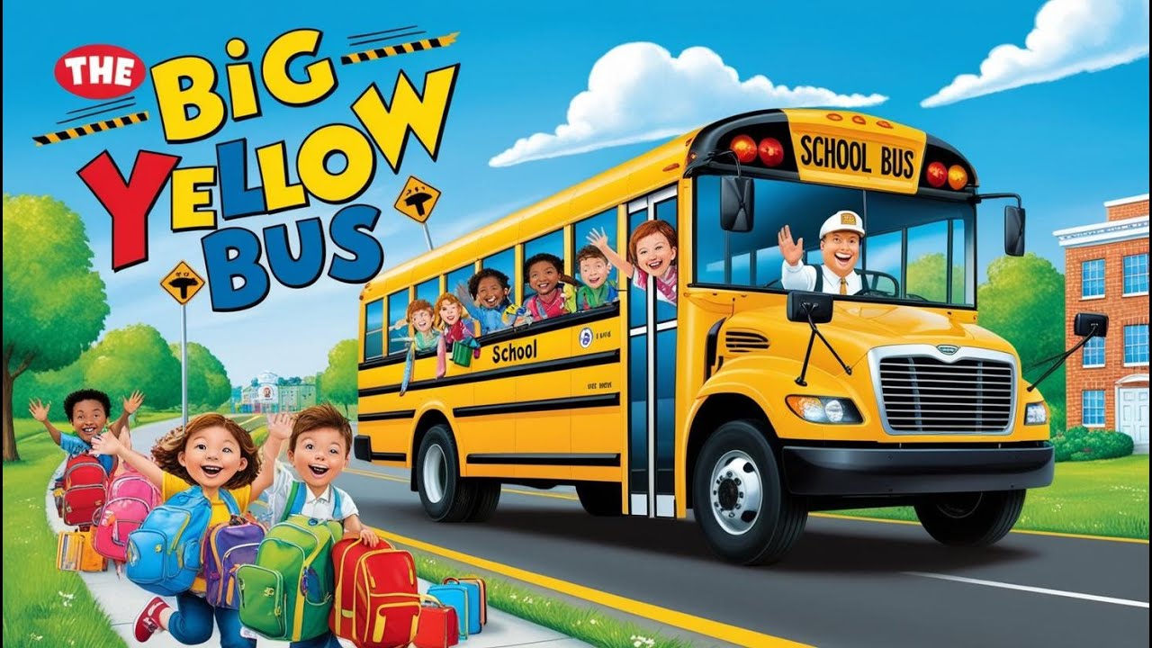 The Big Yellow Bus | Educational videos for toddlers