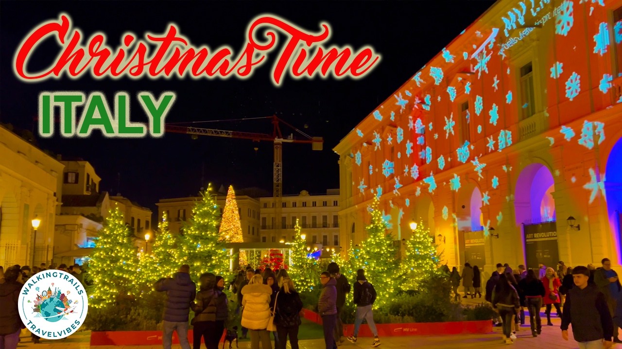 Christmas Magicin Italy 🎄✨ – The Most Beautiful Christmas Towns in 4K Ultra HD with Captions